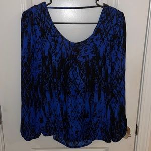 Blouse with cowl back